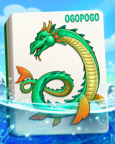 Ogopogo Cryptid Crew Badge - Mahjong Safari HD