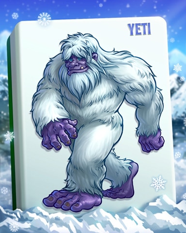 Yeti Cryptid Crew Badge - Mahjong Safari HD