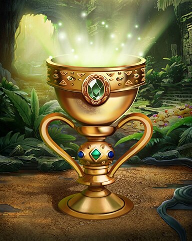 Golden Cup Lost Treasures Badge - Tri-Peaks Solitaire HD