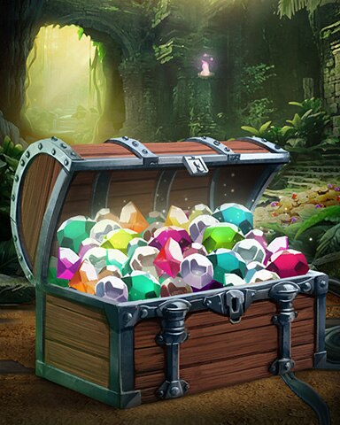 Gems Lost Treasures Badge - Tri-Peaks Solitaire HD