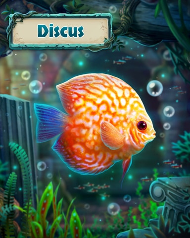 Discus Atlantean Aquarium Badge - Tri-Peaks Solitaire HD