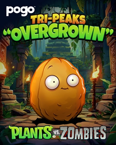 Wallnut PvZ Overgrown Badge - Tri-Peaks Solitaire HD