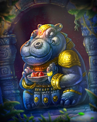 Hippo Temple Guardian Badge - Tri-Peaks Solitaire HD