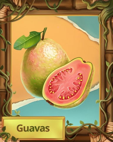 Guavas Jungle Fruit Badge - Tri-Peaks Solitaire HD