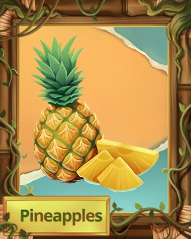 Pineapples Jungle Fruit Badge - Tri-Peaks Solitaire HD