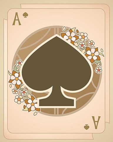 Ace Art Nouveau Cards Badge - World Class Solitaire HD