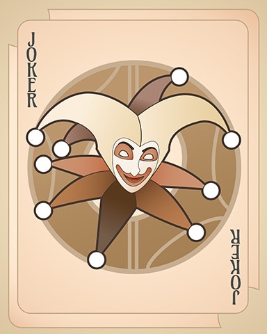 Joker Art Nouveau Cards Badge - World Class Solitaire HD