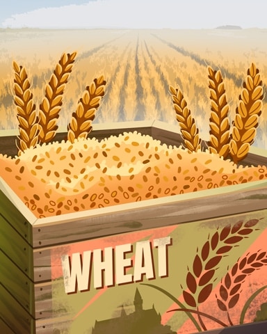 Wheat Harvest Exports Badge - World Class Solitaire HD