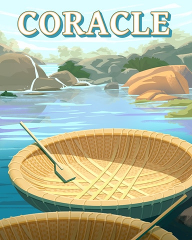 Coracle On The Water Badge - World Class Solitaire HD