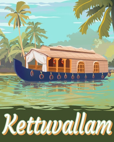 Kettuvallam On The Water Badge - World Class Solitaire HD