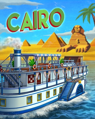 Cairo Rails And Rivers Badge - World Class Solitaire HD