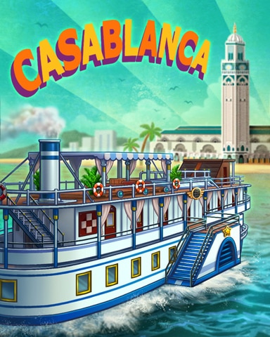 Casablanca Rails And Rivers Badge - World Class Solitaire HD