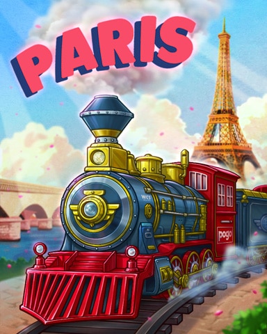 Paris Rails And Rivers Badge - World Class Solitaire HD