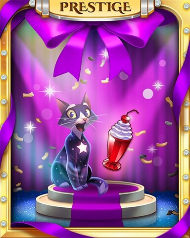 A Milkshake Mission Prestige Badge - Bejeweled Stars A Milkshake Mission Prestige Badge - Bejeweled Stars