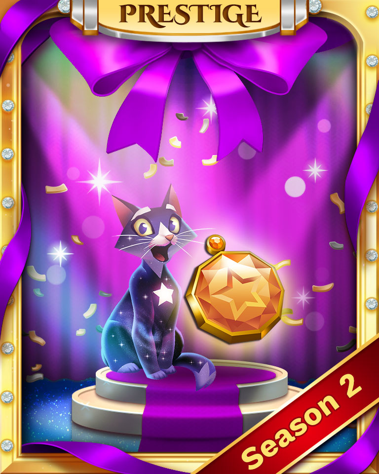 Shimming Celebration Prestige Badge - Bejeweled Stars