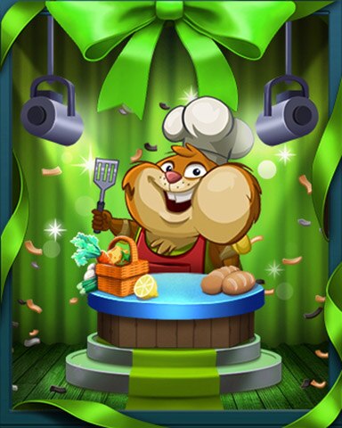 Shelldon's Cooking Class Badge - Peggle Blast HD