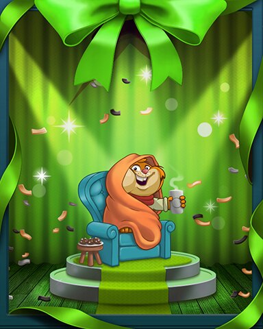 Jimmy Snuggled On Couch Badge - Peggle Blast HD Jimmy Snuggled On Couch Badge - Peggle Blast HD