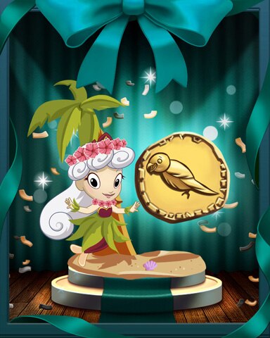 Polynesian Pets Badge - Solitaire Blitz