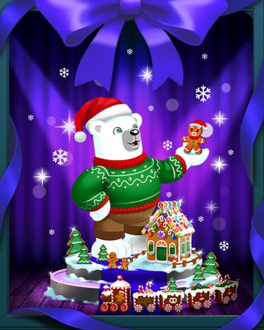 Owl I Want For Christmas Badge - Snowbird Solitaire