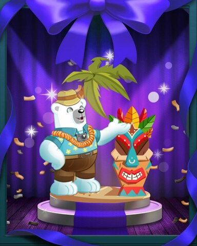 Tropical Tikis Badge - Snowbird Solitaire