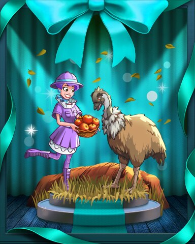 Antoinette Feeding Emu Badge - Sweet Tooth Town Antoinette Feeding Emu Badge - Sweet Tooth Town