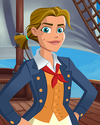 Captain Ally Carter Badge - Thousand Island Solitaire HD