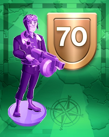 Rank 70 Badge - RISK: Pogo Domination