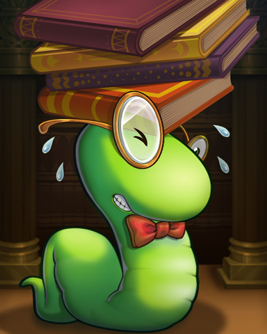 Heavy Thinker Badge - Bookworm HD