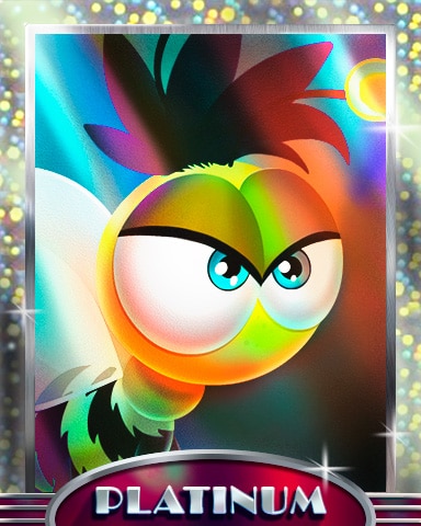 Bad Bee Platinum Badge - Garden Blast Bad Bee Platinum Badge - Garden Blast