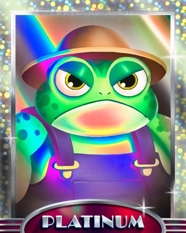 Toad Platinum Badge - Garden Blast Toad Platinum Badge - Garden Blast