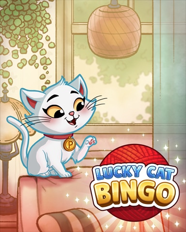 Lucky Cat Haven Badge - Lucky Cat Bingo