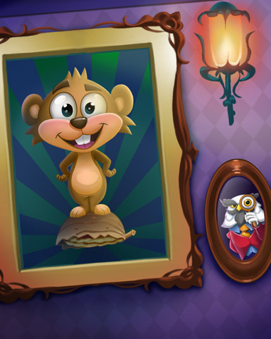 Nestor & Sir Feathersworth Badge - Pogo Addiction Solitaire HD