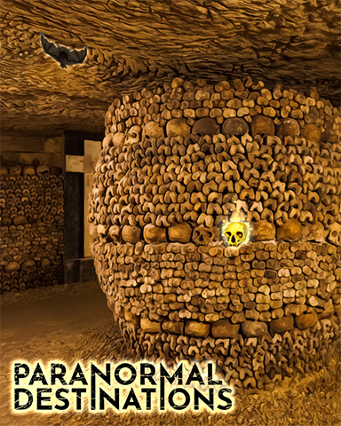 Catacombs Of Paris Badge - Paranormal Destinations