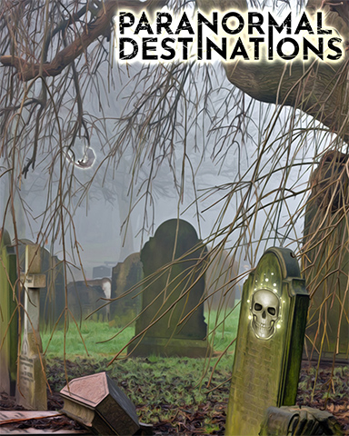 Ghostly Graveyard Badge - Paranormal Destinations