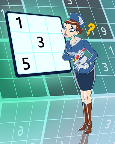 Puzzling With Pam Badge - Pogo Daily Sudoku