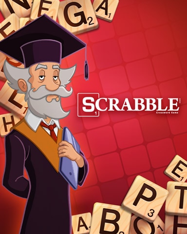 Meet The Professor Badge - SCRABBLE