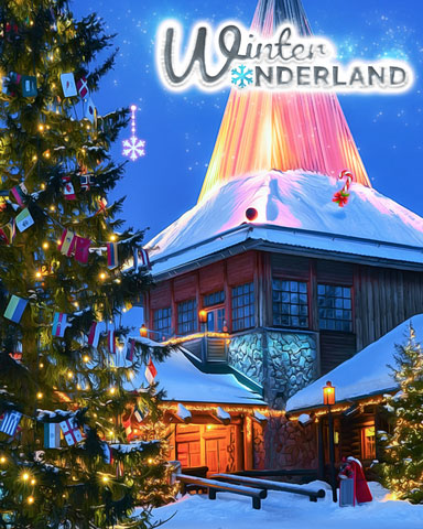 Lantern-Lit Badge - Winter Wonderland