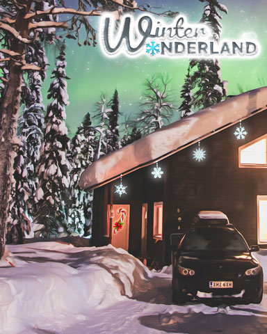 Holiday Home Badge - Winter Wonderland