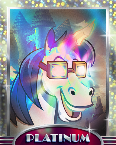 Bjorn Goggles Platinum Badge - Peggle Blast HD