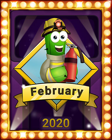 February Popathon Lap 2 Badge - Poppit! Party