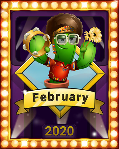 February Popathon Lap 3 Badge - Poppit! Party