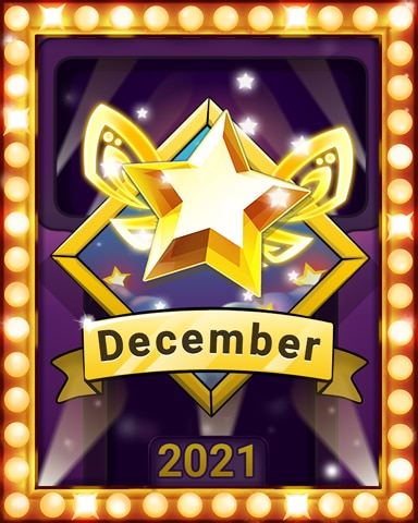 December Stars Lap 1 Badge - Bejeweled Stars