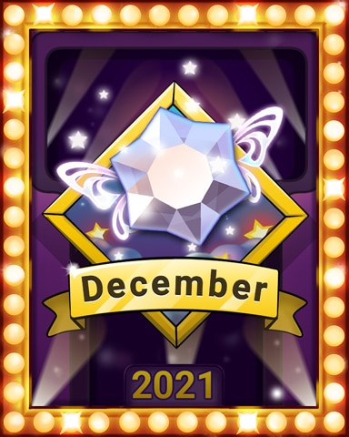 December Stars Lap 3 Badge - Bejeweled Stars