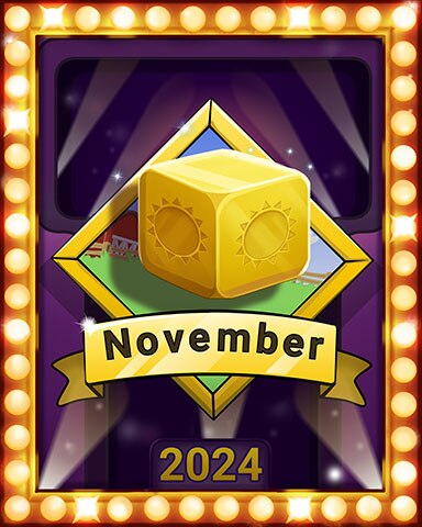 Fall Foliage Lap 4 Badge - Garden Blast