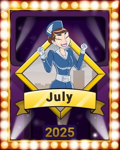 Pogo July Jetsetters Reward Badge