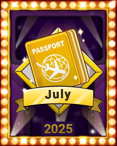 July Jetsetters Lap 1 Badge - Jet Set Solitaire July Jetsetters Lap 1 Badge - Jet Set Solitaire