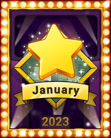 Monopoly Sudoku New Year Lap 1 Badge - MONOPOLY Sudoku