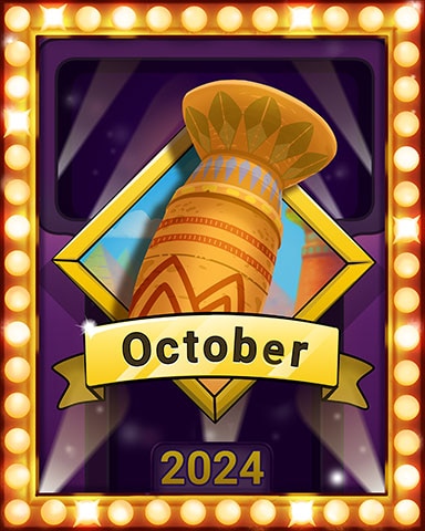 Pumpkin Payout Lap 3 Badge - Pogo™ Slots