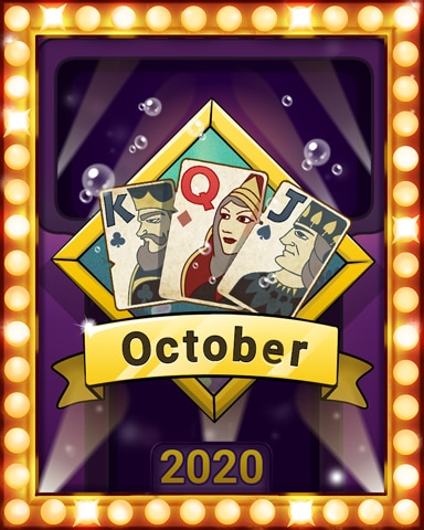 October Blitz Lap 1 Badge - Solitaire Blitz