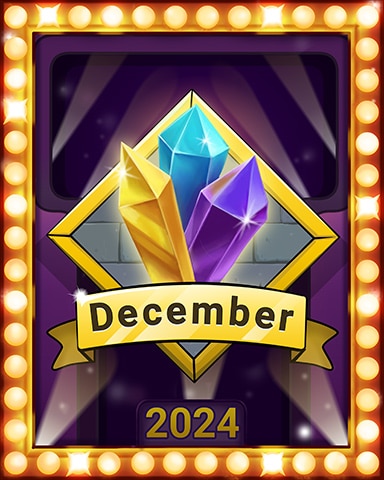 Shimmering Gemstones Lap 1 Badge - Tri-Peaks Solitaire HD